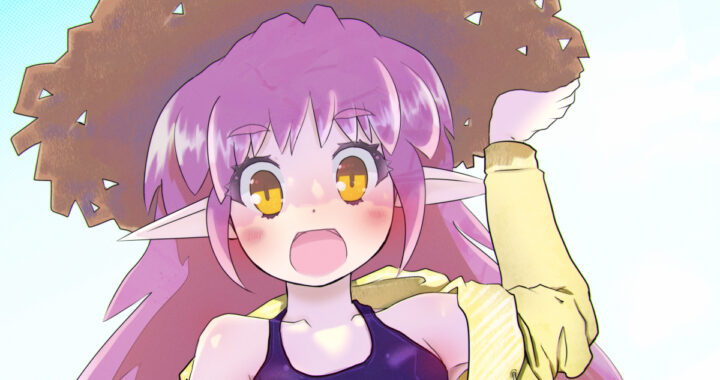 スク水エルフ娘